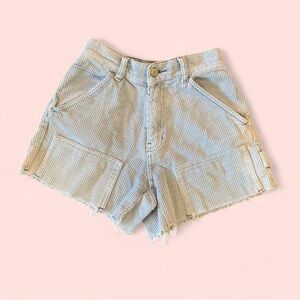 blue corduroy pacsun shorts 🩵